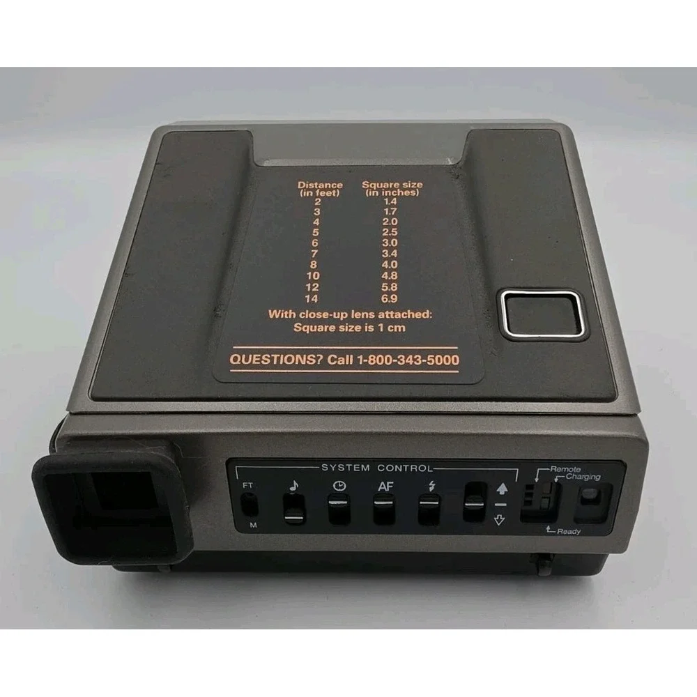 Vtg Polaroid Spectra System Instant Film Camera 125mm f10 Made in UK